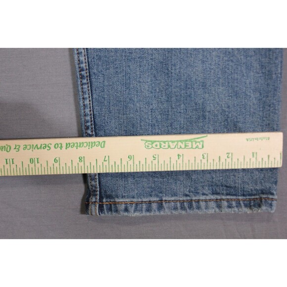 Levis 505 Jeans Mens Blue Denim Straight Leg Classic Pants Tag Sz 36X30 (35X30) - Picture 5 of 11